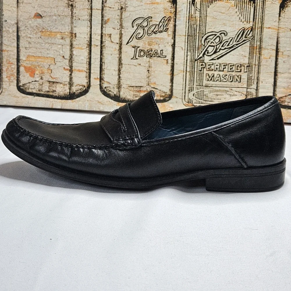 Sebago Sussex Classic Shoes Mens 11M Black Leather Penny Loafer Genuine Handsewn